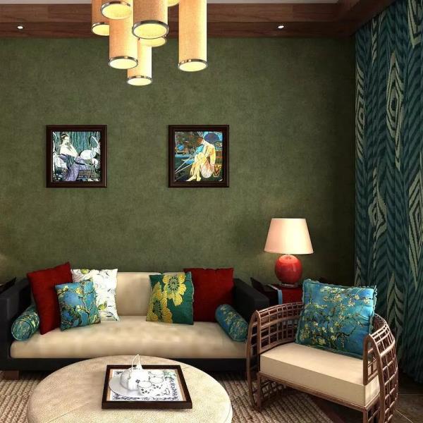 绚彩烂漫橄榄绿，绽放家居中宁静的别样色彩!