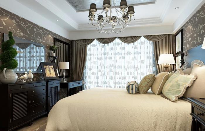 卧室窗帘这样搭配，演绎完美气质格调！